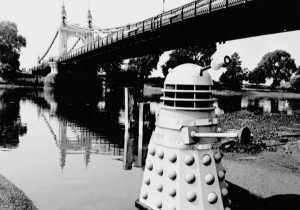 The Dalek shows no ill effects from its time in the polluted Thames